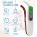 Digital Forehead Thermometer - No Touch for Adults & Kids - High-Precision Infrared Probe - Fast & Accurate Reading - Fever Alarm & Memory Function - Buy Online on GoSupps.com