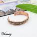 Vicmag Copper Bracelet for Men & Women - Magnetic Therapy 99.9% Pure Copper Adjustable Size Gift Box Included - Woven Three-Color Design - Buy Online on GoSupps.com