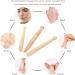 Healvian 3-Piece Reflex Zone Massage Tool Set | Wooden Foot & Hand Massage for Health & Therapy | Thai Massage Relief for Body Neck & Back - Buy Online on GoSupps.com