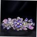 minkissy the hairpin rhinestone clip hair holder metal hair clips for women hair barrettes for women crystal hair barrettes purple hair barrettes alloy the flowers ponytail Flowers - Buy Online on GoSupps.com