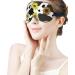Buy Cow Print with Sunflowers Sleep Mask - Adjustable Eye Shades for Women | International Shipping Available - Buy Online on GoSupps.com