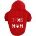 Waterproof Winter Dog Coat & Warm Jacket for Puppies - Fleece Hoodie for Medium Dogs | 9XL (11111debka-Red) - Buy Online on GoSupps.com