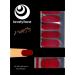 Monochrome lovelyface nail wraps nail stickers nail polish lane nail polish for the sticky- nail ticker- 16 thin self-adhesive long-lasting nail foils- non toxic (red win)