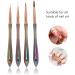 Fine Liner Brushes Nail Art Brush Set Gel Polish Compatible Nail Art Brush Set Ergonomic Design for Home Nail Art Professional Nail Salons - Buy Online on GoSupps.com