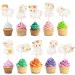 10 pcs Sheep Cupcake Toppers - Adorable Sheep Cake Decorations for Whimsical Celebrations - Buy Online on GoSupps.com
