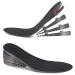 Height Increase Insoles 4 Layers 1.2 to 3 Inches Shoe Lifts Universal Breathable Non-Slip Taller Shoes Insoles Heel Protector Pads with Air Cushion for Women and Men 3cm-7.5cm 1 Pair