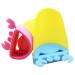 MISFUN 2 pieces of tap extension tap extender for children cute tap tap tap Extender in silicone soft and non -hurtful hands for hand washing bathroom kitchen (D)