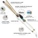 AIMERVO 13MM Thin Curling Iron | 1/2 Inch Tongs for Tight Curls | LCD Display, 11 Heat Settings | Tourmaline Ceramic Barrel | 30Sec Heat-Up | For All Hair Types - Long & Short Hair - Buy Online on GoSupps.com