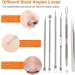 Pimple Popper Tool Kit - 6 Pcs Blackhead & Acne Remover Set for Nose & Face - Skin Blemish Extractor Tool - Silver - Buy Online on GoSupps.com