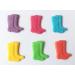 6 Fun & Vibrant Edible Sugar Wellies: Mixed Colours - Buy Online on GoSupps.com