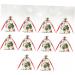 Anneome 10pcs Drawstring Bags Bags Christmas Candy Bags Party Bags Storage Bag Bronzing Christmas Bag - Buy Online on GoSupps.com