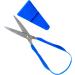 Peta Easi-Grip Scissors (75mm Pointed Blade) Right Handed Ideal for use by Adults with weak Grip. Continuous Loop Handle. Great Scissors for Elderly or Disabled. Self Opening Easy Grip Low-Fatigue Right Handed (75mm) Single - Buy Online on GoSupps.com