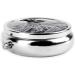 Portable 3 Compartment Round Pill Box Organizer | Eagleround Sketching Travel Pill Box | International Shipping Available - Buy Online on GoSupps.com