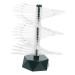 CIMAXIC nail art stand nail tips display holder nail stands for nail art nail tips practice holder clear nail sample stick nail art practice stand nail art supply Acrylic spiral decorate 6.2x6.2cm Green