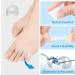 Pinky Toe Separators Translucent Gel Toe Protector Spreader Small Silicone Toe Spacers Cushions for Curled Overlapping Separate Toe Correct  - Buy Online on GoSupps.com