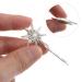 Lurrose 2pcs Silver Moon & Star Hair Clips - Vintage Rhinestone Hairpins for Women & Girls Thick Hair Accessories - Buy Online on GoSupps.com