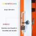 Buy Qianmei Wall-Mounted AED Cabinet | AED Defibrillator Storage with Alarm & Key | Ideal for Home & Office Use - Buy Online on GoSupps.com