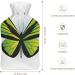 Buy Green Butterfly Hot Water Bottle with Plush Cover - Hand Warmer for Adults & Kids - 26.5x15.3cm - Fast International Shipping - Buy Online on GoSupps.com