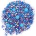 PEARL MIX - TWINKLE BLUE Sprinkles 6486 edible cake decorations 50g - Buy Online on GoSupps.com