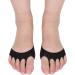 Buy 2 Pairs Cotton Soft Forefoot Cushions - Pain Relief Bale Pads for High Heels - 3.3x3.3 Inches Black - Buy Online on GoSupps.com