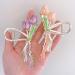 Summer Pink Tulip Bouquet Flower Hair Clip - Strong Hold Non Slip Accessory for Women with Thick or Thin Hair - Large Claw Clip Design - 1 Pc (Pink) - Buy Online on GoSupps.com