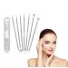 Comedone Blackhead Remover Set Blackhead Remover with Box Set of 7 Double-Sided Blackhead Remover Made of Stainless Steel. Acne Whiteheads Blackhead Remover Kit for All Skin Types