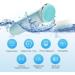 Electric Cleansing Facial Brush | Rechargeable Waterproof Exfoliator | 5-Speed Silicone Scrubber for All Skin Types | Deep Cleanse & Massage - Sea Foam - Buy Online on GoSupps.com