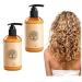 Shiren Zhuangshu Curly hair long-lasting styling elastina para el Cabello Moroccan volume moisturizing elasticity for dry damaged bounce curl hair care (2 pieces)