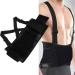 ZJchao Lumbar Lower Back Brace Support Belt - Dual Adjustable Straps Breathable Mesh Ideal for Weightlifting & Fitness | International Shipping - Buy Online on GoSupps.com