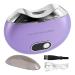 Fingernail Trimmer Electric Electric Nail File | Rechargeable Clipper LCD Digital Display Nail Scraps Storage Clipper with Light & 3 Speeds for Children Kids Adult Purple