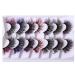 Shop Fluffy 5D Colored Mink Lashes - 7 Pairs of Dramatic False Eyelashes for All Saints Day | Rainbow Faux Lashes - Buy Online on GoSupps.com
