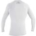 O'Neill Men's Basic Skins UPF 50+ Long Sleeve Rash Guard - White, XL - Buy Online on GoSupps.com
