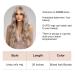 Oefei Ash Blonde Mixed Wigs for Women - Long Curly Synthetic Hair Heat-Resistant Perfect for Daily Wear & Cosplay - Buy Online on GoSupps.com