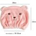 Microfiber Hair Turban Wrap Set - Quick Dry Hair Towels for Women - Super Absorbent Bath Head Wraps in Pink & Blue - Buy Online on GoSupps.com