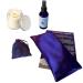 Relaxation Gift Set For Women- AyaZen Lavender Eye Pillow-Lavender Spray Sachet and Lavender Soy Candle. Aromatherapy Stress Relief Christmas Gifts. Perfect Yoga and Meditation Pillow. Made In USA