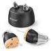 iBstone K18 Rechargeable Hearing Amplifier to Aid Hearing, Mini Completely-in-Canal Hearing Aids , Comfortable Wearing with Masks and Glasses, OTC, Black, Pair, K18