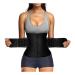 HKDYWTNB Back Brace Lumbar Support Waist Trainer Belt Tummy Control Waist Cincher Trimmer Sauna Sweat Slimming Waist Belt Medium Black