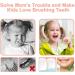 DORCAS Kids Electric Toothbrush | 6 Ultrasonic Cleaning Modes | IPX7 Waterproof | Cartoon Pink Bear Design | Ages 2-7 - Buy Online on GoSupps.com