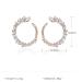 Vintage Rhinestone Hoop Earrings - Gold Circle Studs & Bright Crystal Bling for Weddings | Jewelry for Women & Girls - Buy Online on GoSupps.com