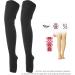 Fybida Long Compression Socks with Open Toe - Breathable Stockings for Leg Edema Relief & Comfort - Buy Online on GoSupps.com