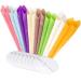 Organic Hopi Ear Candles for Blocked Ears - All Natural Ear Wax Remover GLAMZA 100% Natural Beeswax Candle - 16pcs (8 Pairs) with 8 Protective Disc Cones for Safe & Effective Ear Candling