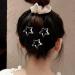 20PCS Silver Star Snap Hair Clips - Exquisite Hollow Mini Barrettes for Women & Girls - Buy Online on GoSupps.com