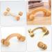 Lurrose Wooden Massage Roller - Back & Facial Massage Device for Deep Tissue Relief | Handwick Foot & Arm Roller 17x6.8cm - Buy Online on GoSupps.com