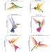 DECOWALL BA-4002 Hummingbirds Kids Wall Stickers - Peel and Stick Removable Art Decals for Children's Room, Bedroom, Living Room - Buy Online on GoSupps.com