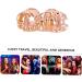 Anneome 1pc Scorpion Single Braces Men Decor Hip Hop Clothes for Men Vampire Decor Single Grill Cap Golden 2X1cm - Buy Online on GoSupps.com