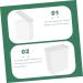 Cabilock Box Sheet Laundry Detergent Storage Box Drawer Scent Beads Container Large Capacity Bucket Laundry Beads Container Laundry Soap Dispenser Plastic Chic Laundry White 14.6X14X8CM White - Buy Online on GoSupps.com