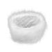 Minkissy 1Pc Fur Headband Winter Headdress Warm Headband Headwrap Winter Head Caps for Women (White)