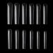 SCASTOE 504Pcs Full Cover Square Press on Nails - Long French False Nail Tips in 12 Sizes for Acrylic & Coffin Styles - Buy Online on GoSupps.com