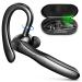 Bluetooth Headset Wireless Bluetooth Earpiece 5.3 Clear Call with 2 ENC Microphone, 80Hrs Ultra Long Playtime Hands-Free Earbuds for Driving/Business/Office, Compatible for IOS/Android Cellphone 2023 Bluetooth 5.3 Black
