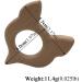 Wendysun 10pcs Cartoon Fox Wood Teether - Natural Baby Teething Nursing Beech Toy - Buy Online on GoSupps.com